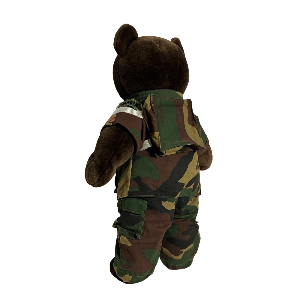 U.S. Army Bear Force of America Ranger 20 inch plush Retro Uniform Backpack - Picture 7 of 9